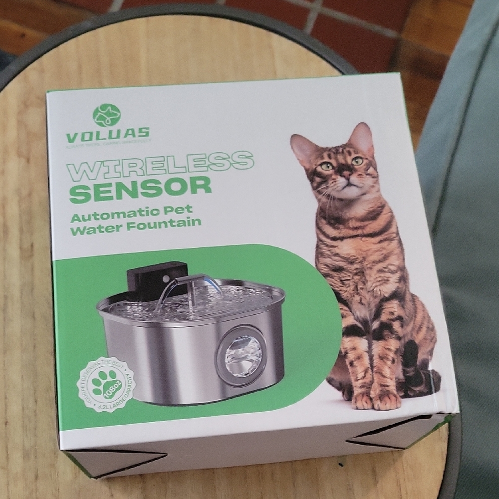 Silver Automatic Pet Water Fountain